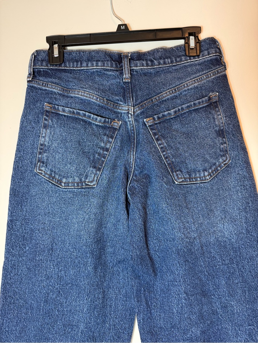 Old Navy Slouchy High Rise Wide-Leg Marin Jeans Dark Wash Size 0 - Picture 5 of 11